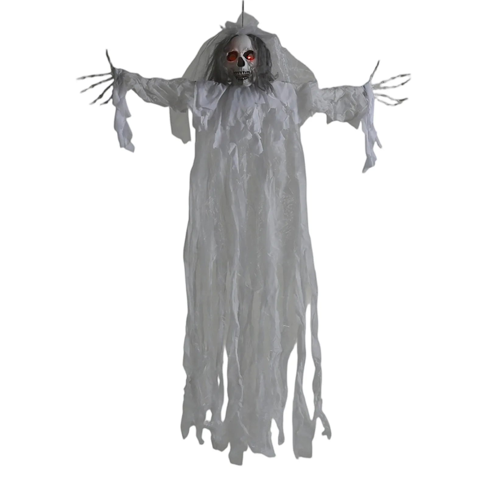 Halloween Decorations Hanging Ghost Decorations Props Scary Halloween Hanging Skeleton Flying Ghost for Outdoor Indoor Home Yard
