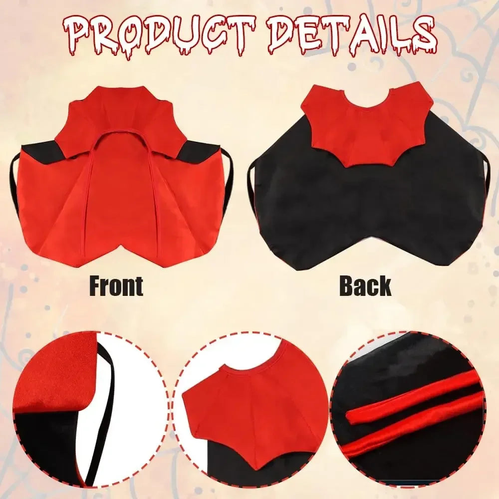 New Funny Pet Dog Halloween Costume Dog Cat Costumes for Small Dogs Cosplay Vampire Cloak Dog Cat Clothes Cloak Pet Supplies