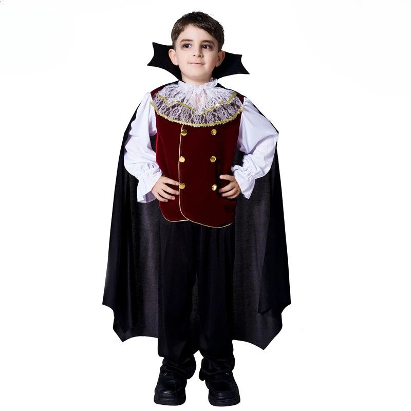 Halloween Children's Costume, Makeup Ball, Cosplay Costume, Stage Costume, Performance Costume, Vampire Boy
