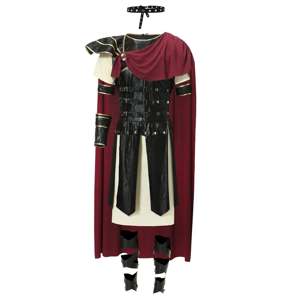 Halloween Costume de Cosplay Médiéval pour Homme et Femme, Déguisement de Spartiate, Kokor, Gladiateur, oral alier Royal