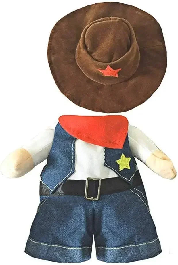 Funny Pet Dog Cat Halloween Costume Pet Clothes Gift Dog Cowboy Clothes Pet Dog Costumes for Small Dogs Cosplay Cat Accessories
