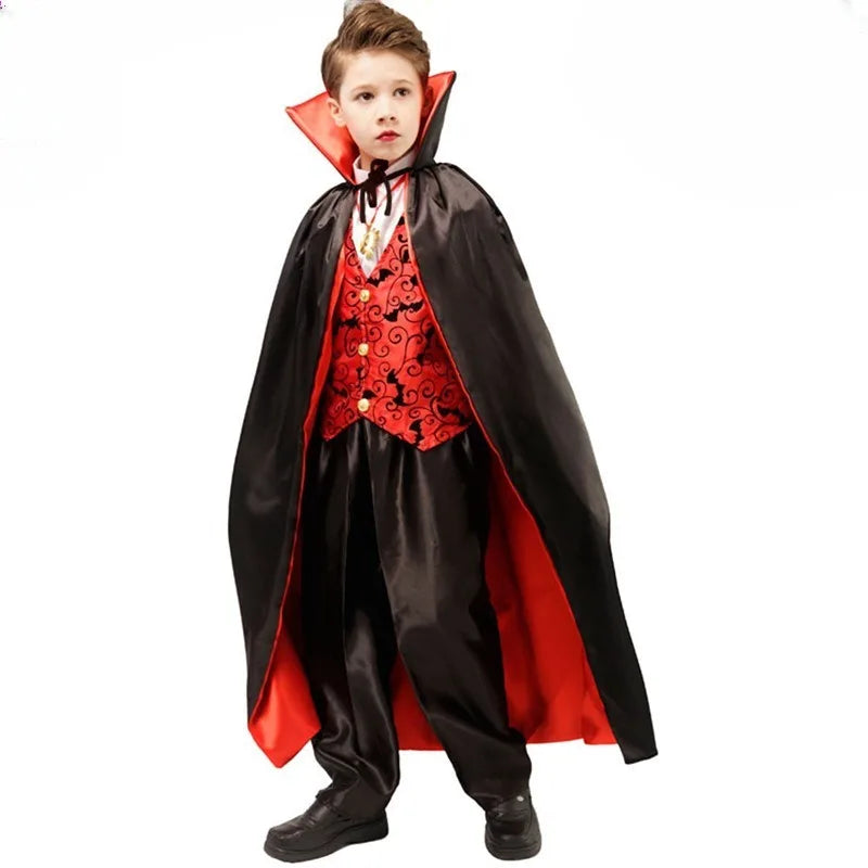Halloween Children's Costume, Makeup Ball, Cosplay Costume, Stage Costume, Performance Costume, Vampire Boy