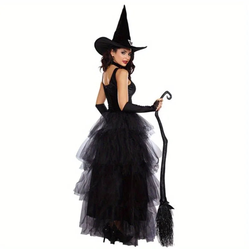 Halloween Witch Costume Witch Uniform Cosplay Masquerade Performance Outfit Costumes Accessories