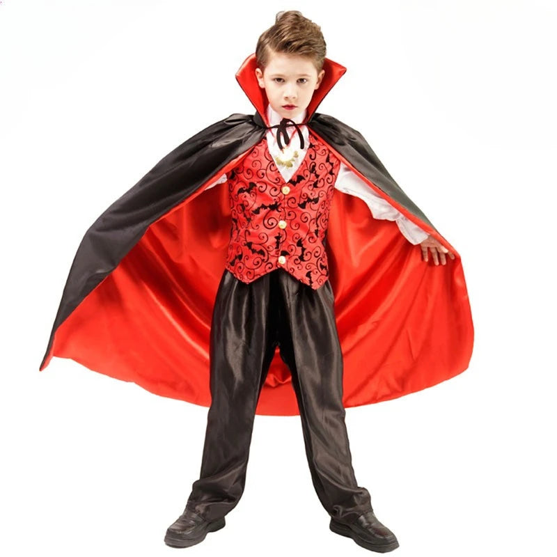 Halloween Children's Costume, Makeup Ball, Cosplay Costume, Stage Costume, Performance Costume, Vampire Boy